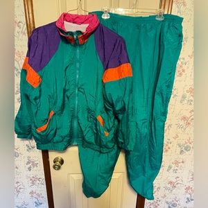 Warm up suit vintage track